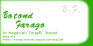 botond farago business card